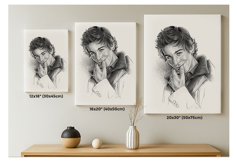 canvas art size guide nz