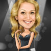 Party-girl-caricature-cartoon