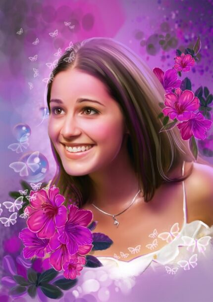Custom Fantasy Portrait From Your Photos, Convert Image to Pencil Sketch-1