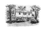 Custom House Sketch in Ink & Pen From Your Photos, Custom Sketches