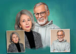 Custom Photo Merge Portrait From Your Photos, Custom Photo Revamp Arts-1