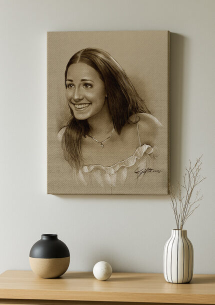 Gift For Mum From Your Photos, Keyboard And Mouse Drawing-1