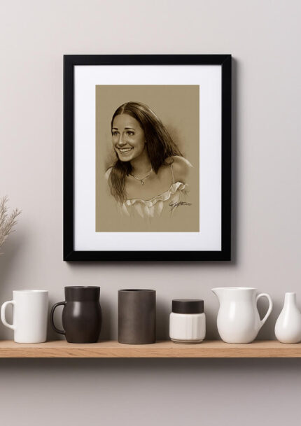 Gift For Mum From Your Photos, Keyboard And Mouse Drawing
