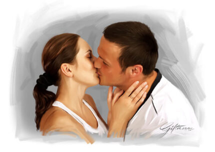 Custom Oil Portrait From Your Photos, Muscle Hero Illustration-1