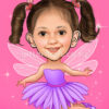 gm 515 fairy princess caricature 100x100