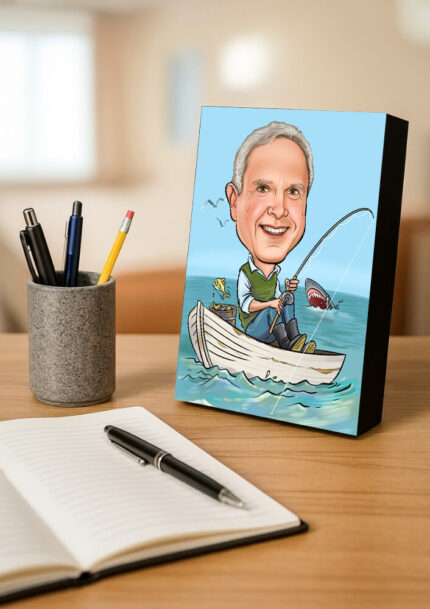 Retirement Gift From Your Photos, Caricature Gift Shop