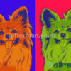 warhol pet style 100x100